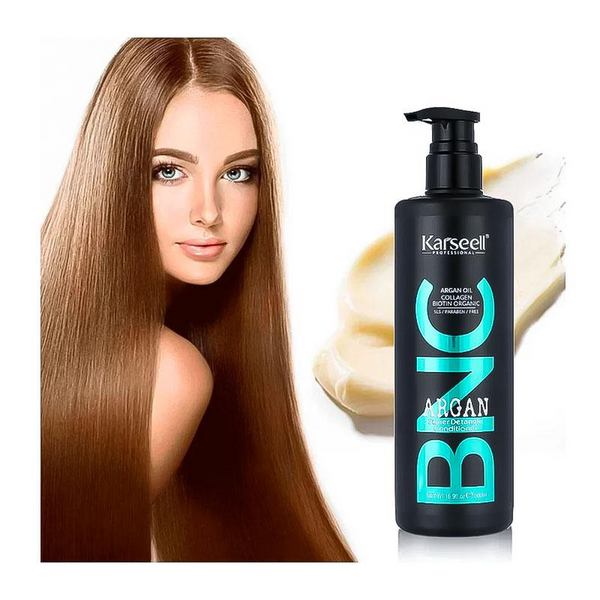 Живильний кондиціонер Karseell BNC Argan Super Detangle Conditioner для зволоження та гладкості волосся, 500 мл 15443 фото